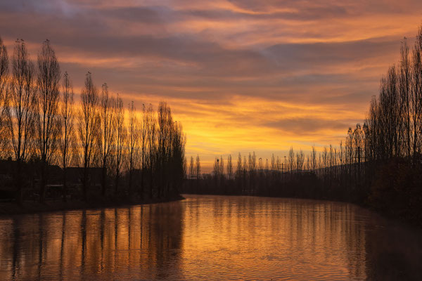 Morgenstimmung am Aarekanal Winznau