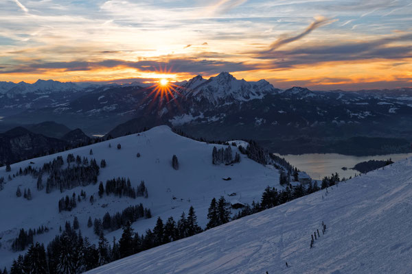 Sonnenuntergang auf der Rigi   -   MSW5451