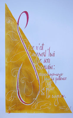 C143 - 50x40 - Encre et décors  