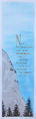 C144 - 50x16 - Encre et décors  