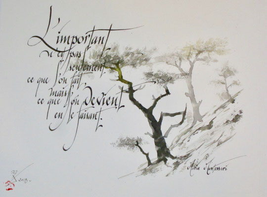 C268 - 50x35 - Encre et décors 