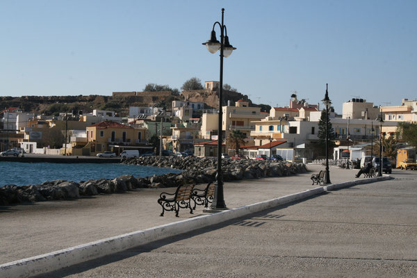 Promenade of Paleochora on the southwest coast of Crete