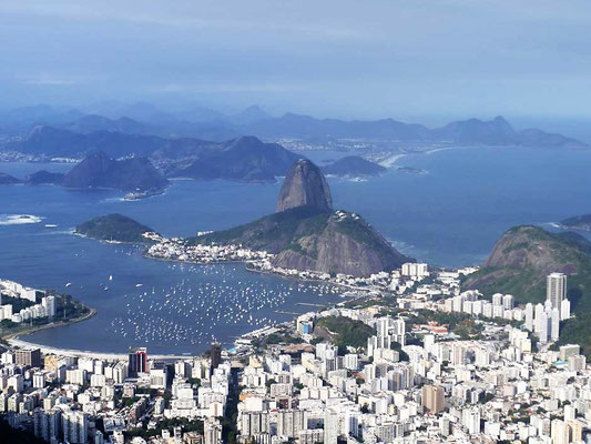 RIO vom Corcovado aus gesehen. 