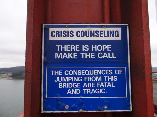 Hoffnung u Hilfe gibt es auch auf der Brücke
