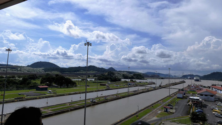 Der Panama Kanal. Miraflores Schleusen