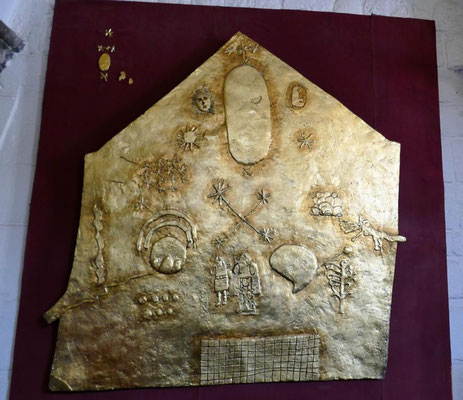 Die " Bibel " der Inkas. war aus puren Gold. Der Sonnentempel war ebenfalls mit tonnen von Gold verkeliedet. 