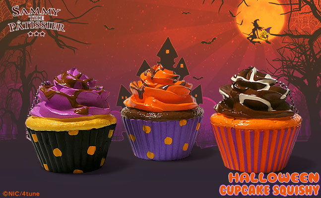 Sammy the Patissier Halloween Cupcake Super Squishy