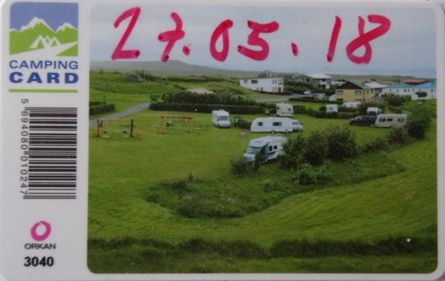 La Camping-Card islandaise