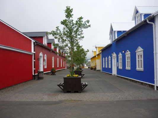 Siglufjördur, anciens hangars rénovés