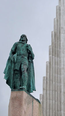 statue de Leifur Eriksson, fils d'Eric le Rouge