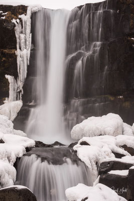 Wasserfall Oxararfoss im Þingvellir-Nationalpark