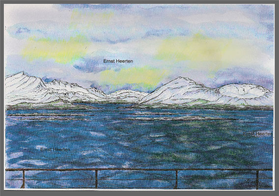 3.5.-aquarell-passieren-der-Lofoten                /          200, - €