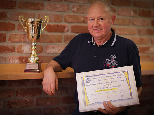 Ehrenpokal aus Frankreich für Heinzi`s Weißwurst 2014