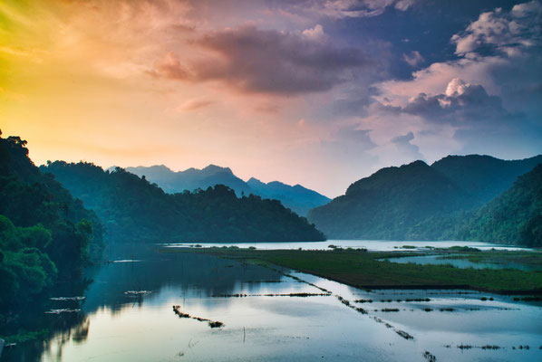 Ba be lake, Vietnam