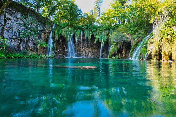 waterval Plitvice meren in Kroatië