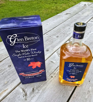 Unser Favorit, 10 Jähriger Single Malt, in Eiswein-Fässern gelagert