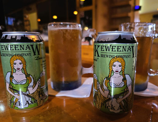 Schmeckt gut, das Bier