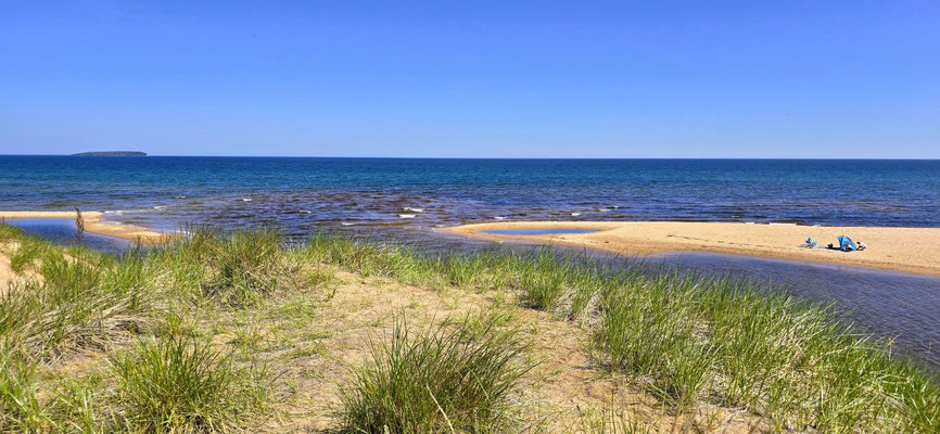 Landschaft entlang dem Lake Superior....
