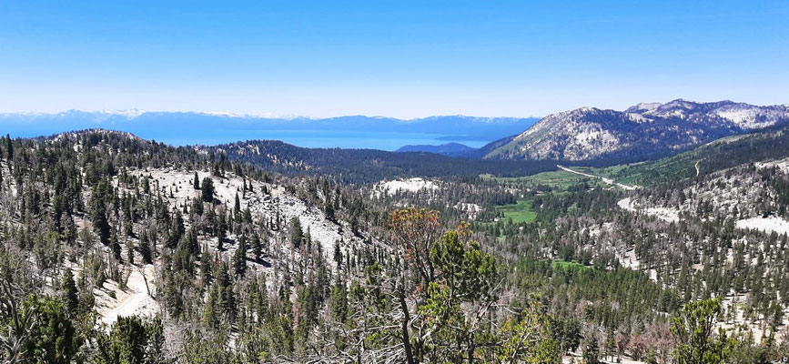 Blick zum Lake Tahoe....
