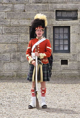 Soldaten im Schottenrock....
