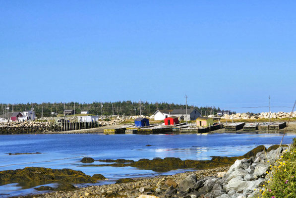 Auf dem Weg nach Cape Forchu....