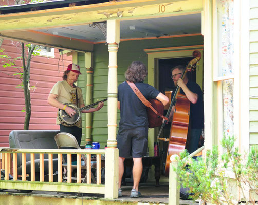 Live Musik auf der Terasse