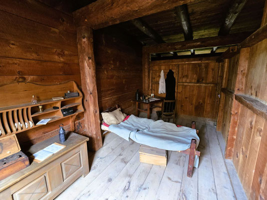 Schlafzimmer eines Missionars