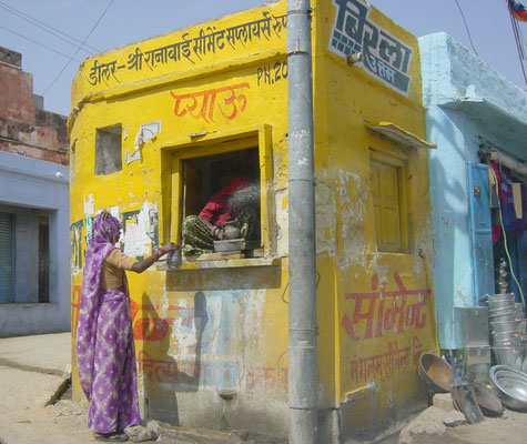 Sauberes Trinkwasser ist rar und wird an solchen Kiosks verkauft