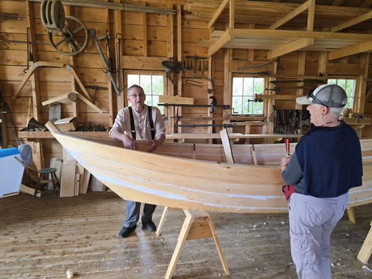 Ein Dori-Boot in Arbeit....