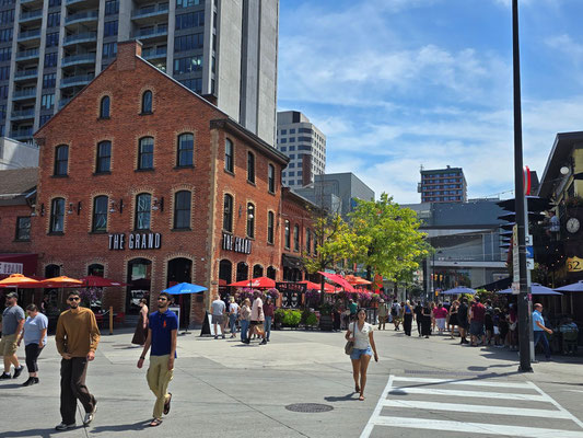 Im gemütlichen Byward Market Quartier....