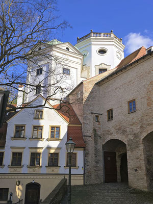 Die drei Wassertürme beim Roten Tor versorgten die Stadt mit Trinkwasser