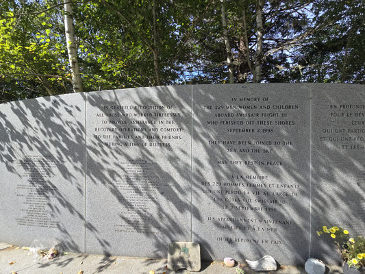 ....wo die Leichen der Kabinenbesatzung beigesetzt sind