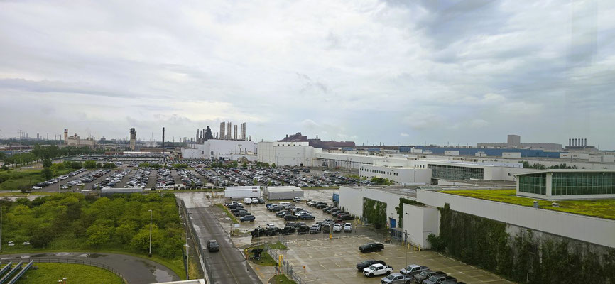Der riesige Ford River Rouge Komplex....