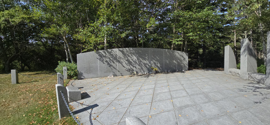 Swissair-Gedenkstätte in der Nähe von Blandford....