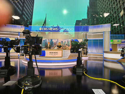 CBS News Studio - der TV-Sender mit vorauseilendem Trump-Gehorsam - ....