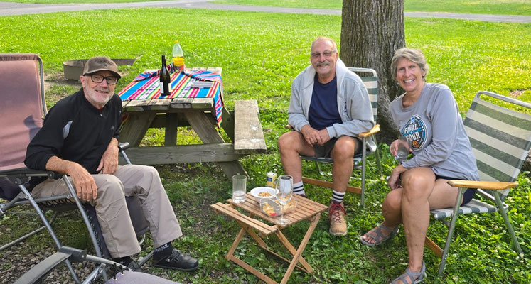 Gemütlicher Abend mit Ann und Brian