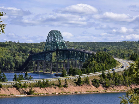 Seal Island Bridge -  1961 erbaut, zählt zu den längsten Brücken Nova Scotias