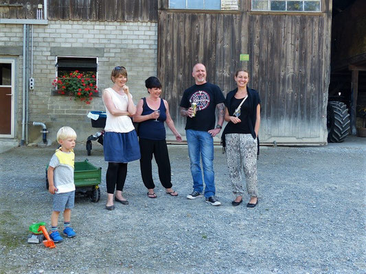 Mein Schulteam - Susanne, Esthi, Armin und Lea