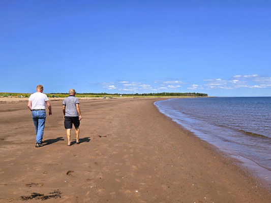 Am Strand von Caribou