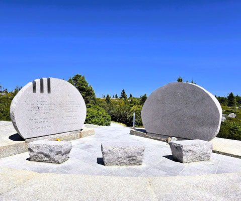 Swissair-Gedenkstätte in der Nähe von Peggy's Cove....