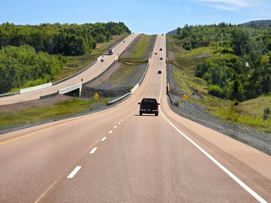 Unterwegs nach Cape Breton....