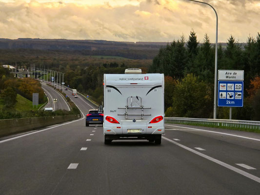 Auf dem Weg in die Schweiz