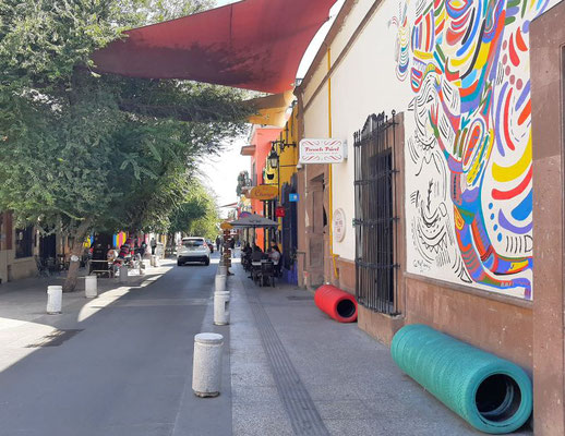 Barrio Antiguo - ältester Stadtteil von Monterrey, heute Ausgehmeile....