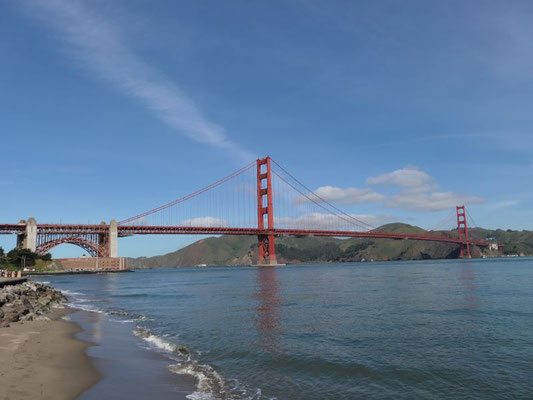Die Golden Gate Bridge aus allen Richtungen - Ursi konnte sich nicht sattsehen