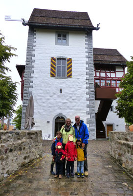 Besuch auf der Burg in Zug