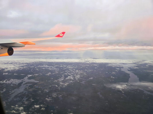 ....unter uns liegt Nova Scotia