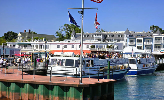 Ankunft auf der Insel
