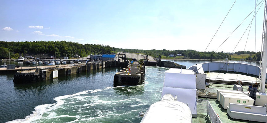 Wir verlassen Nova Scotia