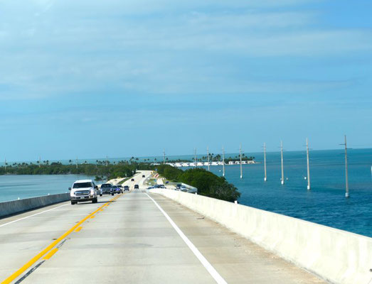 Fahrt über die Keys nach Key West....