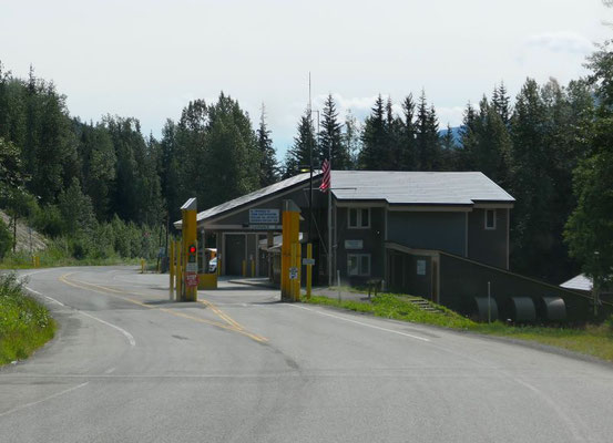 Grenze zu Alaska/USA